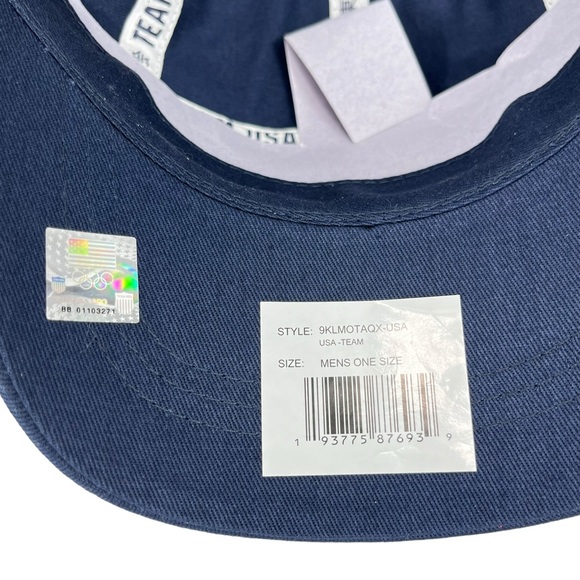 Team USA Olympic Tokyo Games 5 Panel Camper Hat Adjustable Strap - Picture 9 of 10